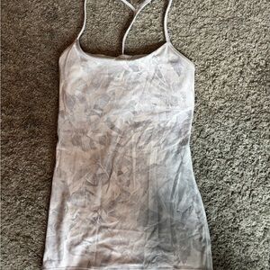 lululemon athletica Gray Patterned Camisole